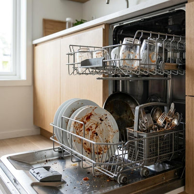 Your dishes. After the halal meal.